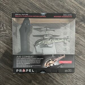 Air Combat Motion Control Helicopter - Black